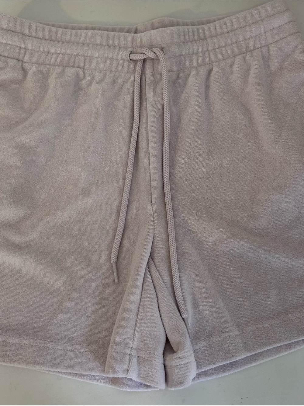 TNA towel Boyfriend Shorts - Light Lavender